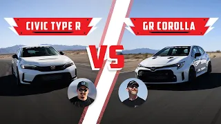 2023 GR Corolla vs Civic Type R | Driver Battles