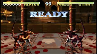 Riptor (Hardest Ai) Arcade Mode - Killer Instinct Longplay - Classic