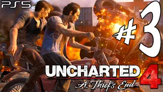 Uncharted 4 (PS5) - Parte 3: Destruindo Madagascar!!! [ Playthrough 4K ]