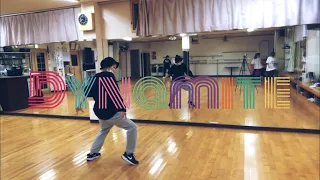 BTS 'Dynamite' mirrored dance practice