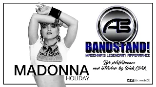 40 YEARS AGO : Madonna // HOLIDAY & interview on Bandstand 1984 // Dan·K remaster // 4K