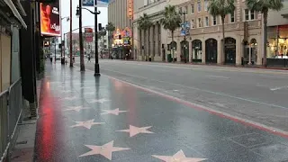 Los-Angeles 4k walk of fame,Лос-Анджелес алея звёзд прогулка