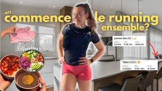 30 JOURS POUR COURIR MON 1ER SEMI-MARATHON | mes entraînements, runnings & ce que je mange