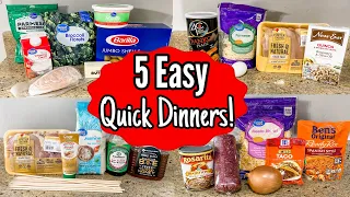 WHAT'S FOR DINNER? 5 Tried & True Meals ANYONE Can Make | Quick & EASY Recipes! | Julia Pacheco