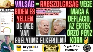 Bitcoin Hírek (762) - Válság = A Rabszolgaság Vége, Maga a Defláció, az Érték Őrző Pénz Kora ✌😇✊