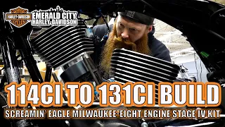 114CI to 131CI Engine Build | Screamin’ Eagle Milwaukee-Eight Engine Stage IV Kit