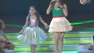 Paty Cantu y  Magaby en Pequeños Gigantes - Afortunadamente No Eres Tu