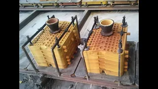 Shell mold casting process and sand-resin mixture molding procedure