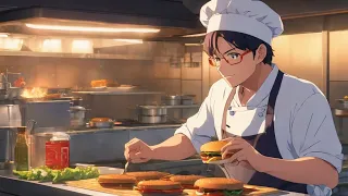 Cook burger