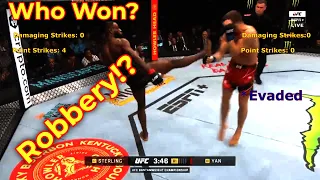 Aljamain Sterling Vs Petr Yan 2 | Who really won? | 1st Round Breakdown