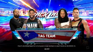 WWE 2K24 | Jey Uso & Jimmy Uso Vs Solo Sikoa & Tama Tonga - Tag Team Match