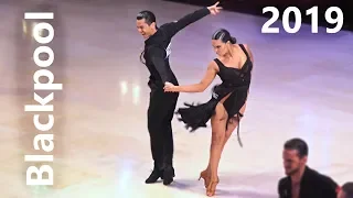 Austin Joson and Nino Dzneladze (USA) - Blackpool 2019 - Amateur Latin | R2 Cha-cha-cha