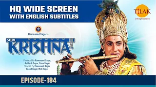 Sri Krishna EP 184 - महाभारत का युद्ध | HQ WIDE SCREEN | English Subtitles