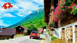 🇨🇭Driving in Switzerland | Swiss Village Brienz To Intarlaken Road Trip 4K