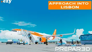 [P3D V5.3] Approach and landing into Lisbon | FSLabs A320 SL Easyjet