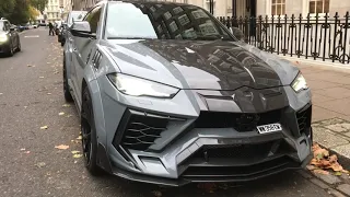 Chelsea FC Footballer Michy Batshuayi Spotted In His Lamborghini Urus Mansory | Supercars In London