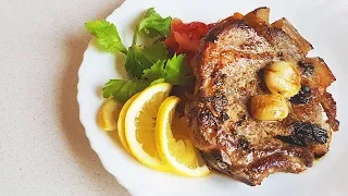 Pork Chop with Bell Peppers and Onions - English Subtitles