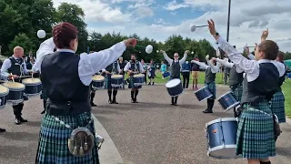 Inveraray & District PB drum corps "Angus McKinnon Medley @ World Pipe Band Championships, 2023