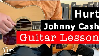 Johnny Cash Hurt Guitar Lesson, Chords, and Tutorial