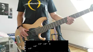 Trapt - Made of Glass bass cover+ Tabs