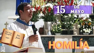 EVANGELIO DE HOY miércoles 15 de mayo del 2024 - Padre Arturo Cornejo