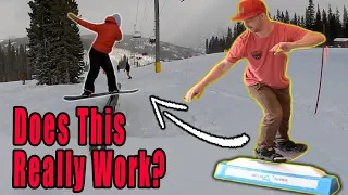 100 FrontBoard Pretzels on a snowboard addiction board