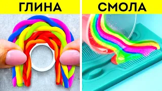 ЭПОКСИДНАЯ СМОЛА vs ПОЛИМЕРНАЯ ГЛИНА | Потрясающие поделки, которые стоит попробовать