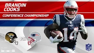 Brandin Cooks AFC Championship Highlights | Jaguars vs. Patriots | NFL Player HLs