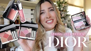 DIOR SPRING 2024 COLLECTION Review | DIOR Pink Organza Eyeshadow Palette, Delicate Rose Blush & More