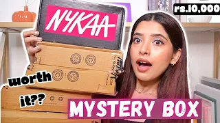 Paid my Subscriber Rs10,000 for a Nykaa MYSTERY BOX! Worth It?? Anindita Chakravarty