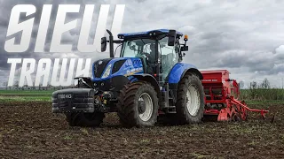 SIEW TRAWY 2023! ✔ NEW HOLLAND T7.175 SWB & KUHN INTEGRA 3003 ✔ UR-ŻEBROWSCY ✔ GR-ZALEWSCY ✔