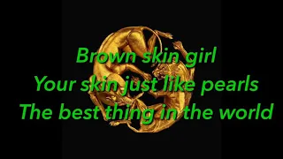 Beyoncé ft Wizkid Brown skin girl lyrics video