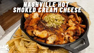 Nashville Hot Smoked Cream Cheese 🧀 💨 🌶 🔥 #shorts