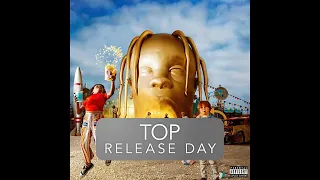 Top ASTROWORLD Travis Scott RELEASE DAY Streams (Spotify)