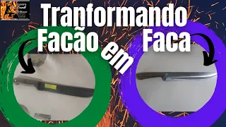 Transformando FACÃO em FACA.