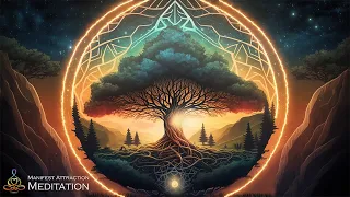 Tree Of Life | 528 Hz Remove All Barriers, Attract Prosperous Luck | Open All Doors Of Abundance