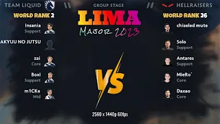 Team Liquid vs Hellraisers / Team Spirit vs  TSM | Lima Major 2023 - Group Stage [Bo2]