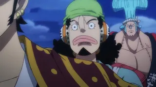 Trafalgar Law Telling the Straw Hats What to Do