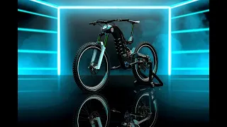 MOTO PARILLA TRICOLORE ELECTRIC MTB HAS MORE CARBON FIBER THAN YOUR FAVORITE SUPERBIKE#motorcycle