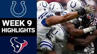 Colts vs. Texans | NFL Week 9 Game Highlights