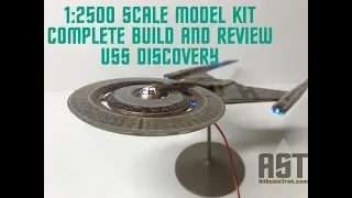 Complete USS DISCOVERY review and build (all pts). WITH LIGHTS!