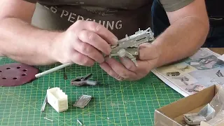 1/6 scale Armortek M26 Pershing RC Tank build. (Vid 21) Assembly of the 50 Cal MG & install