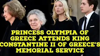 Princess Olympia of Greece attends King Constantine of Greece's Memorial Service