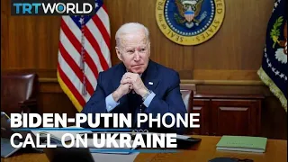 Biden warns Putin of 'severe costs' if Russia invades Ukraine