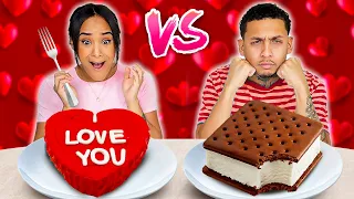 VALENTINE VS REAL FOOD CHALLENGE