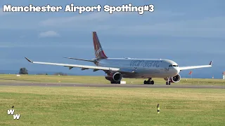 Manchester Airport Spotting #3 A380, A350, A330, 777, 787, 737, A321NEO, A319 (Runway 23L Viewpoint)