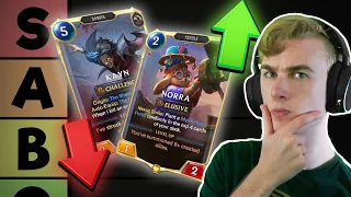 I Ranked EVERY Card From the AWAKENING Expansion In a Tier List | Legends of Runeterra