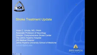 Stroke Treatment Update | Dr. Victor C. Urrutia