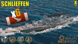 Schlieffen  6 kills 198k DMG | World of Warships Gameplay