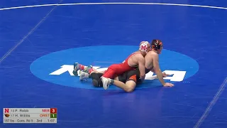 157lbs Peyton Robb (Nebraska) vs Hunter Willits (Oregon State)